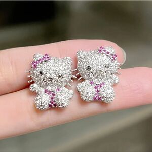 Hello Kitty Bling Earrings